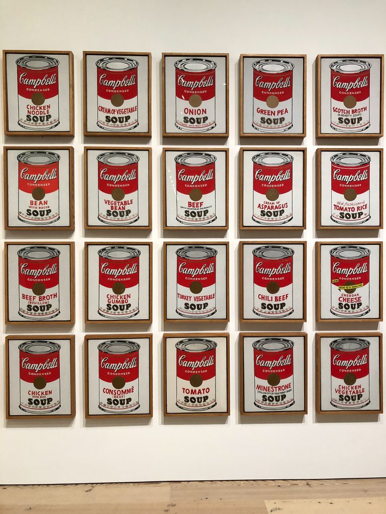 Warhol soup cans